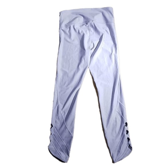 Under Armour Heat Gear Purple Leggings Size Medium Workout Exercise Running - Picture 4 of 6